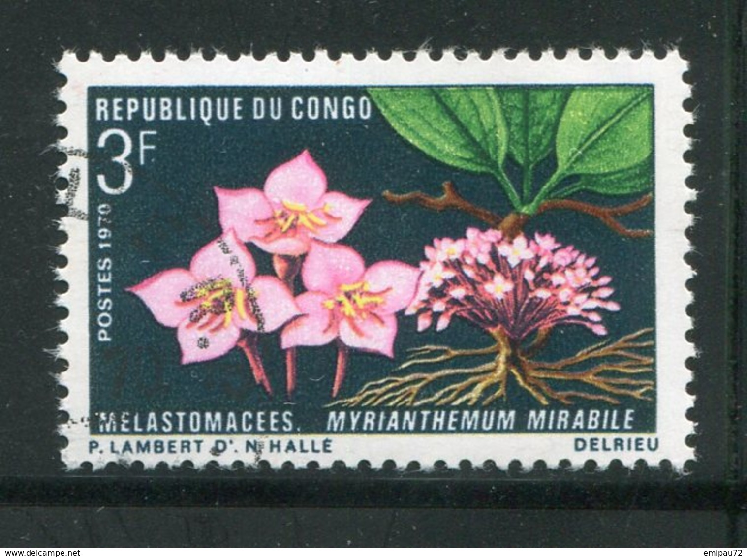 CONGO- Y&T N°270- Oblitéré (fleurs) - Oblitérés