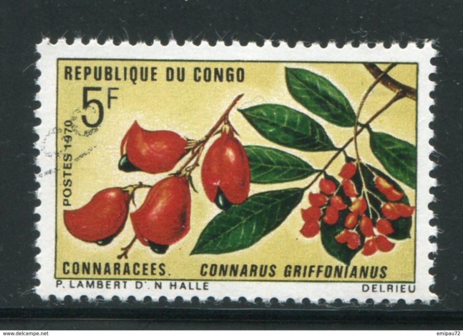 CONGO- Y&T N°271- Oblitéré (fleurs) - Used