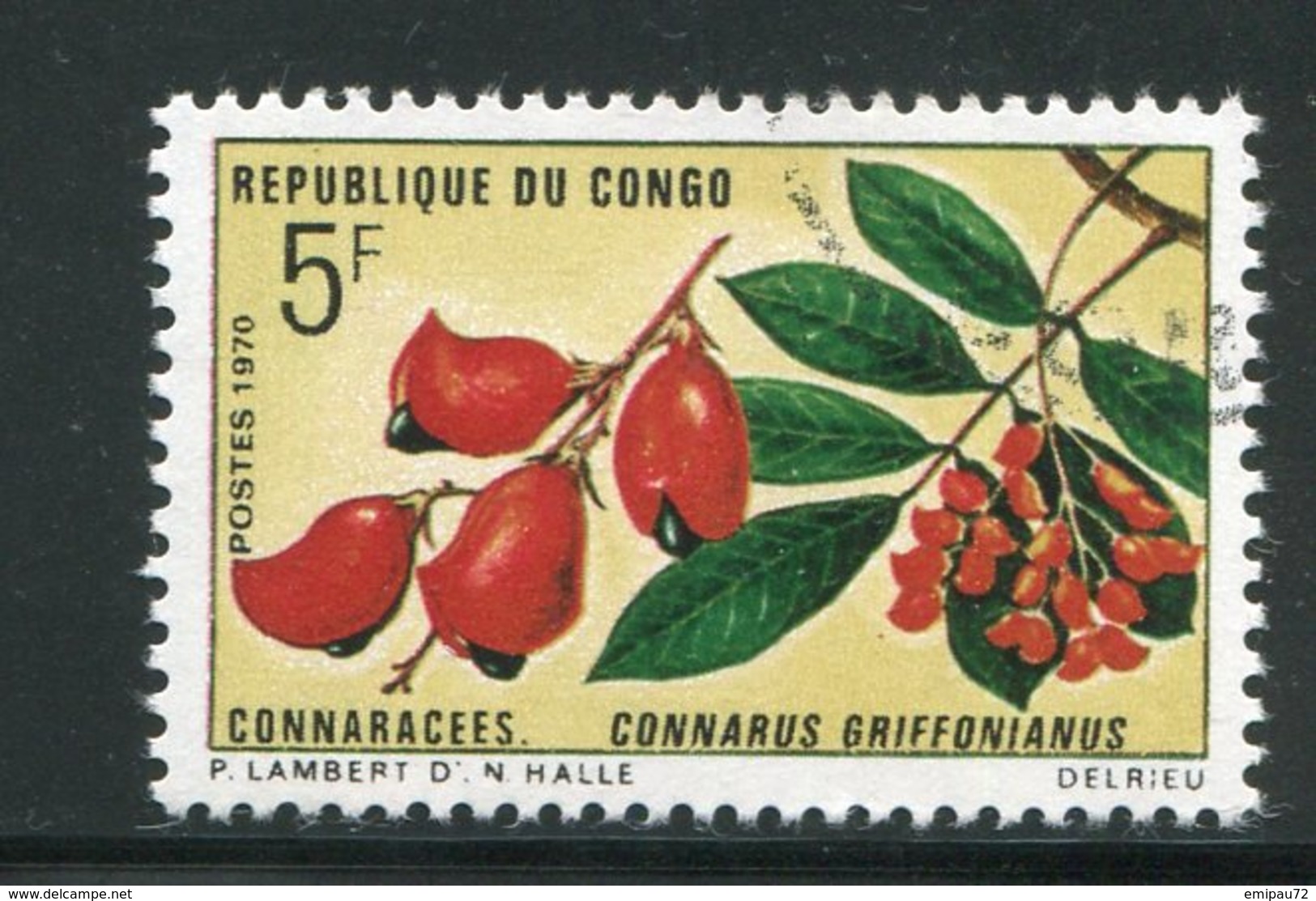 CONGO- Y&T N°271- Oblitéré (fleurs) - Oblitérés