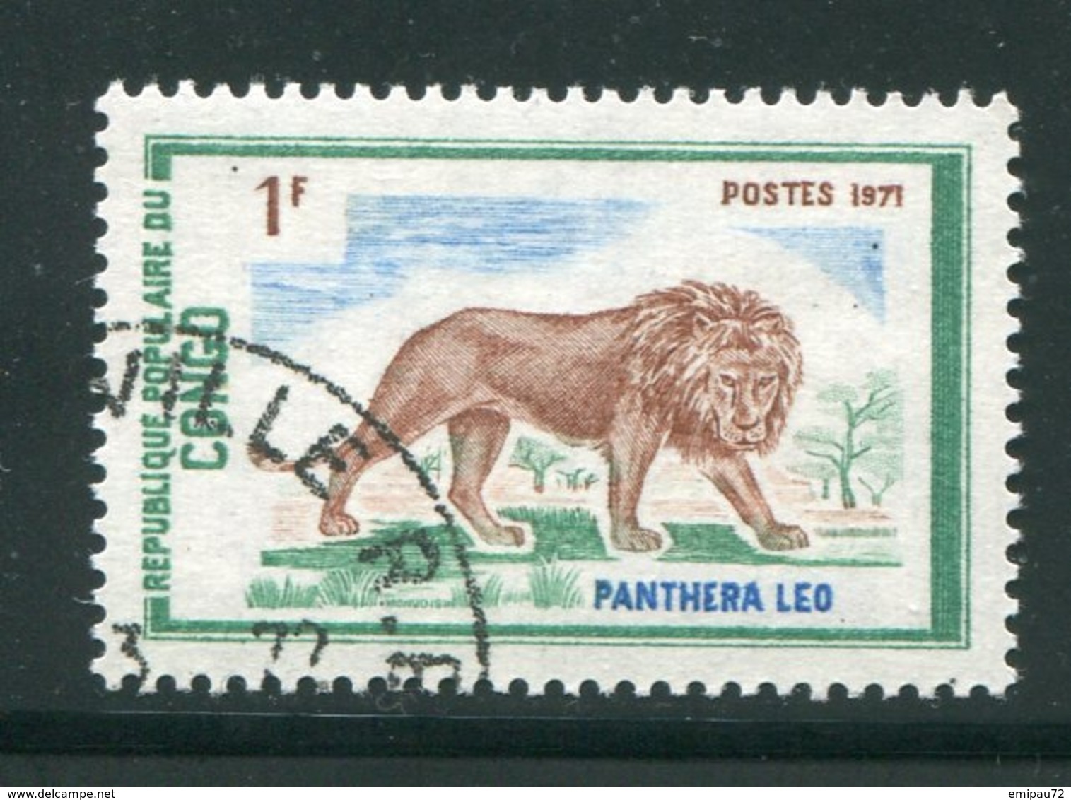 CONGO- Y&T N°318- Oblitéré (lions) - Oblitérés