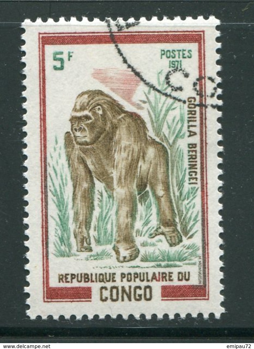 CONGO- Y&T N°322- Oblitéré (singes- Gorilles) - Oblitérés