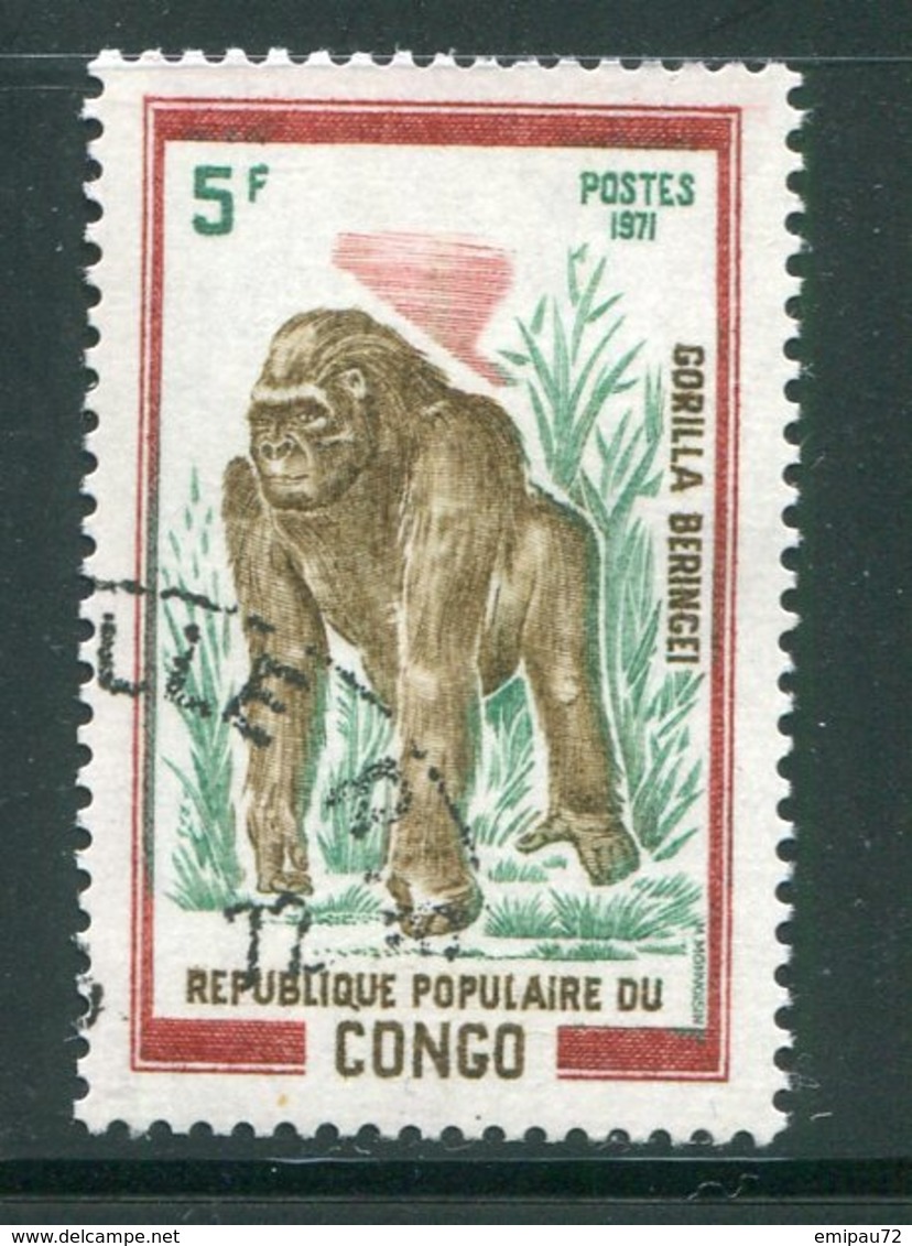 CONGO- Y&T N°322- Oblitéré (singes- Gorilles) - Oblitérés