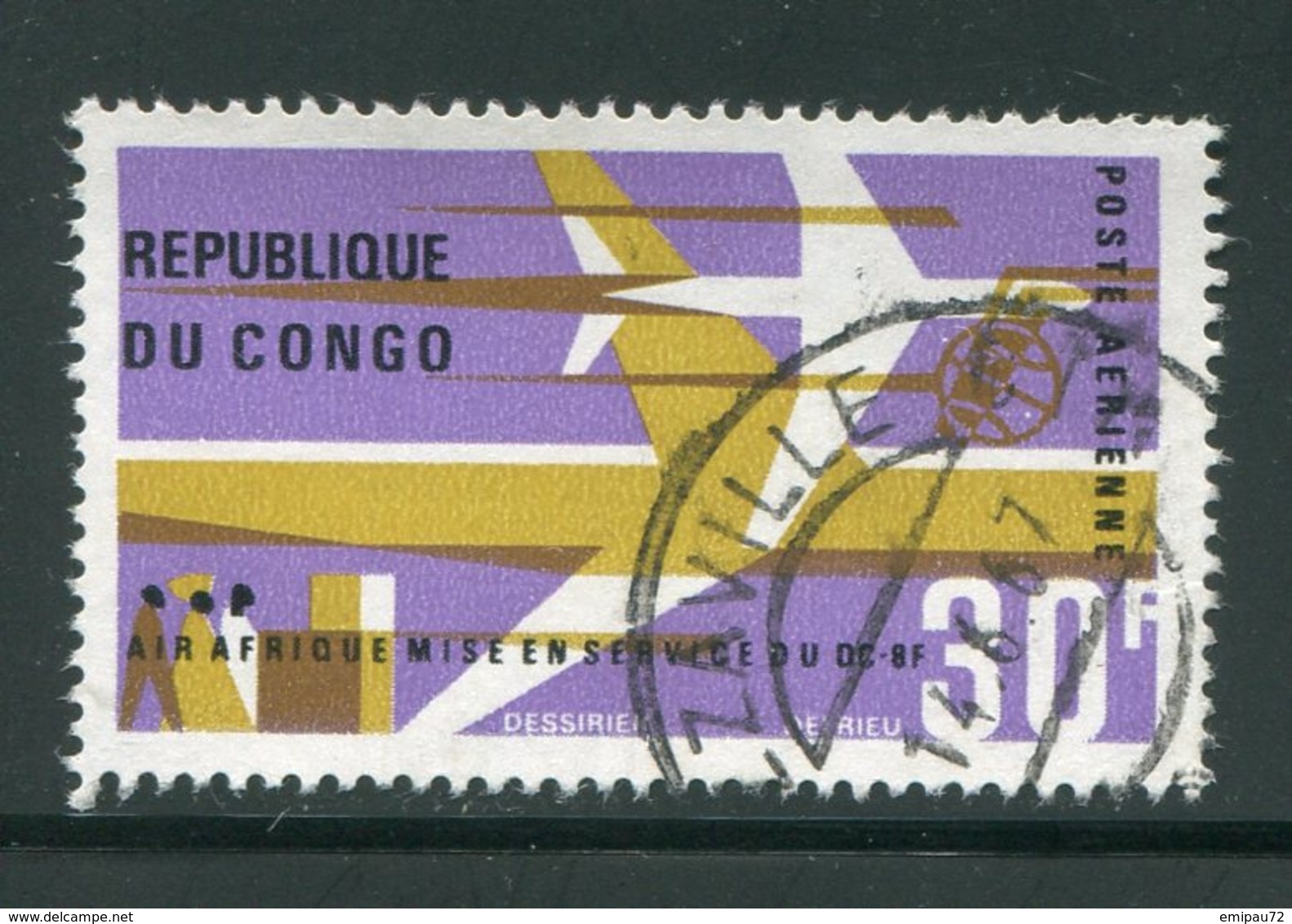 CONGO- P.A Y&T N°44- Oblitéré - Oblitérés
