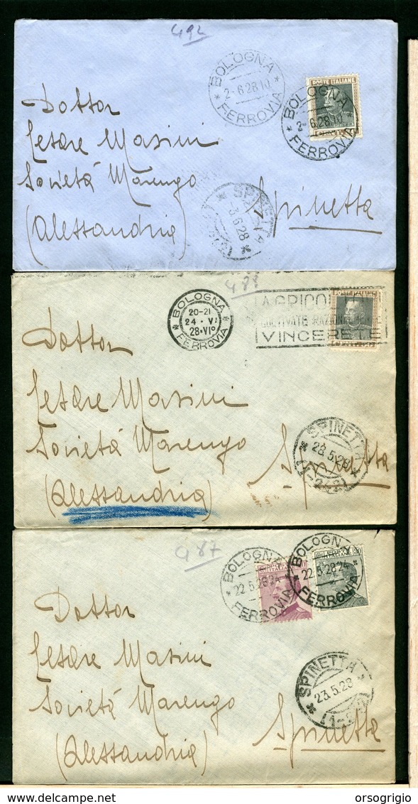 ITALIA - Lettere Dagli Anni 1920 Al 1940  -  15 Lettere - Marcophilia