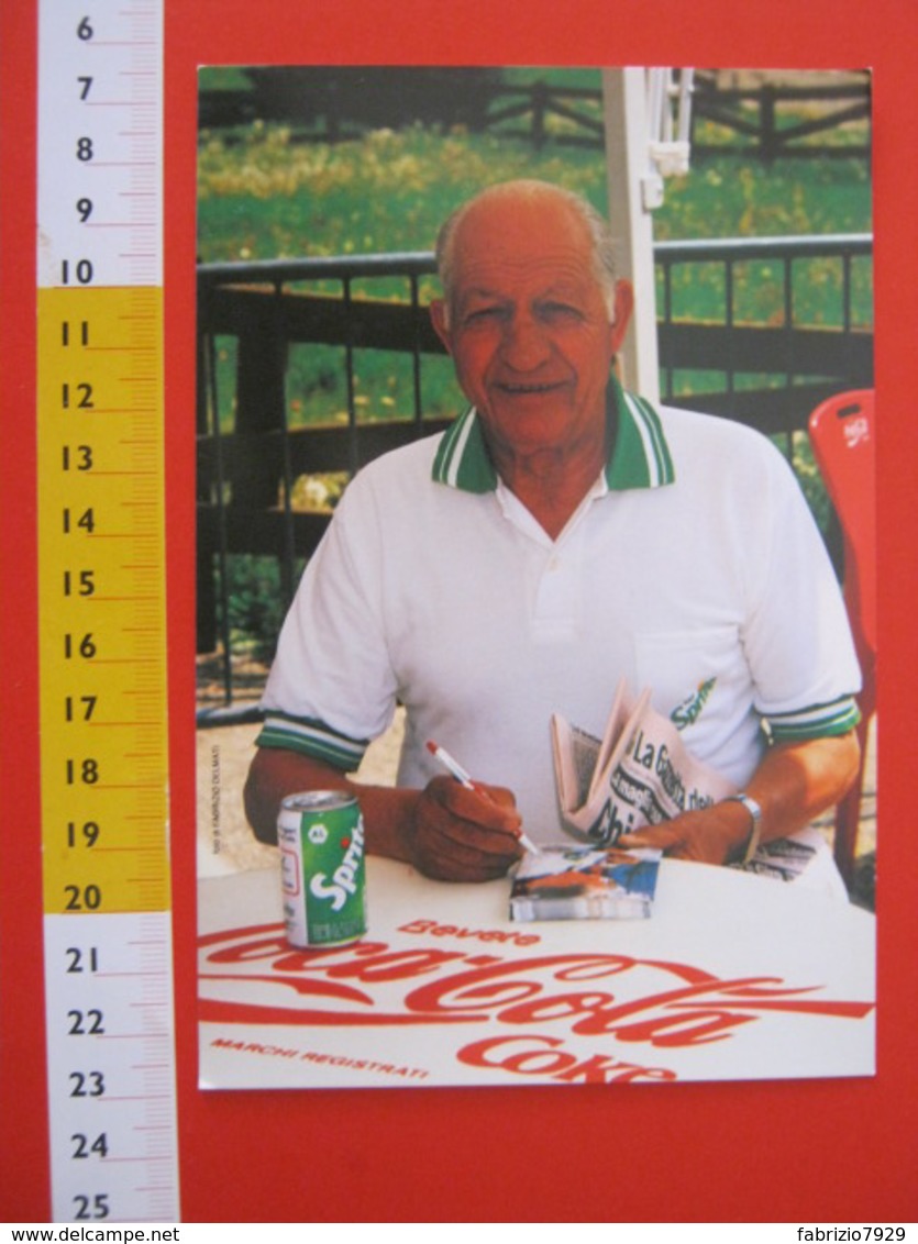 CA.16 ITALIA CARD - 1992 SPORT CICLISMO GINO BARTALI SPRITE COCA COLA GIRO D'ITALIA BICI GAZZETTA GIORNALE ROSA - Personalità Sportive