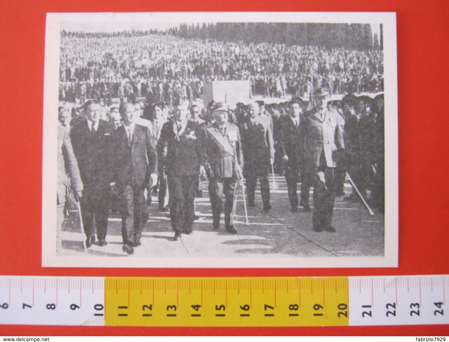 CA.16 ITALIA CARD - 1971 REDIPUGLIA UDINE MONUMENTO AI CADUTI GRANDE GUERRA FANTERIA FANTE ASSOCIAZIONE MILANO - Monumenti Ai Caduti