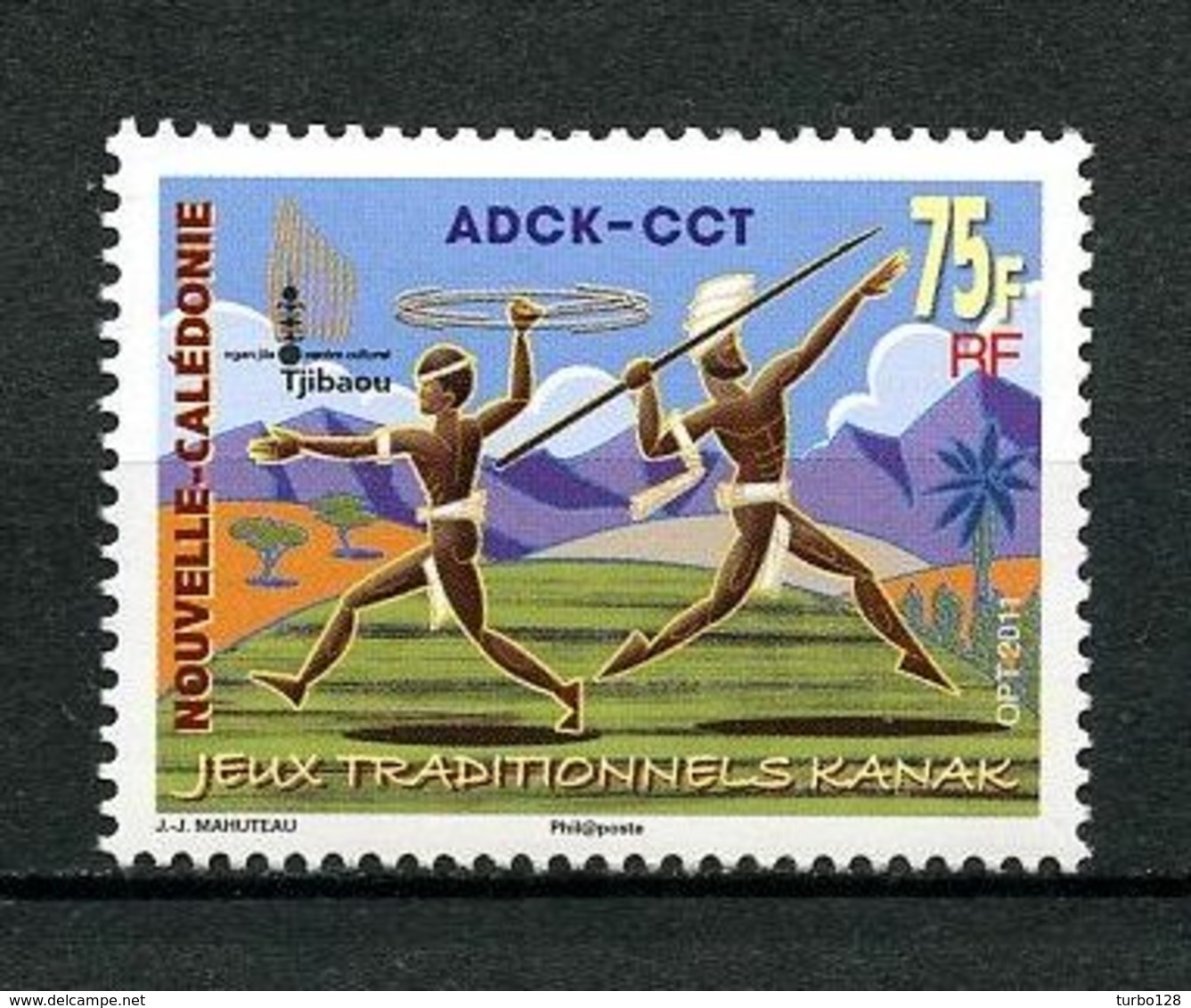 Nlle CALEDONIE  2011 N° 1131 **  Neuf MNH Superbe Jeux Traditionnels Kanaks Sagaie Fronde Games - Unused Stamps