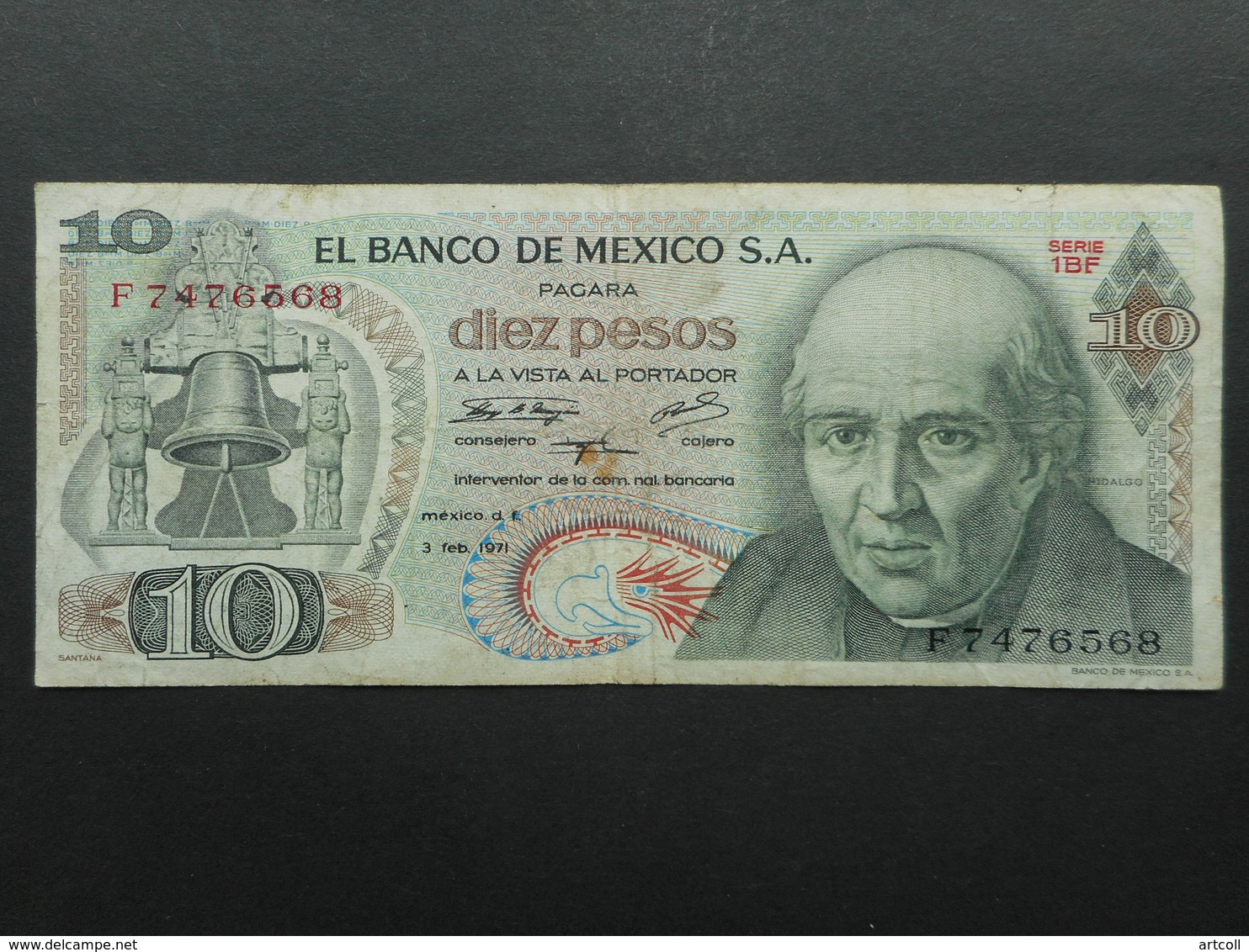 Mexico 10 Pesos 1971 - Mexique