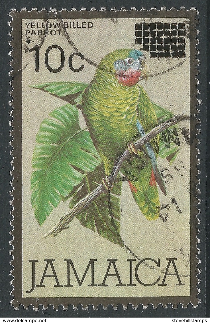 Jamaica. 1984 Surcharged. 10c On 12c Used. SG 606 - Jamaica (1962-...)
