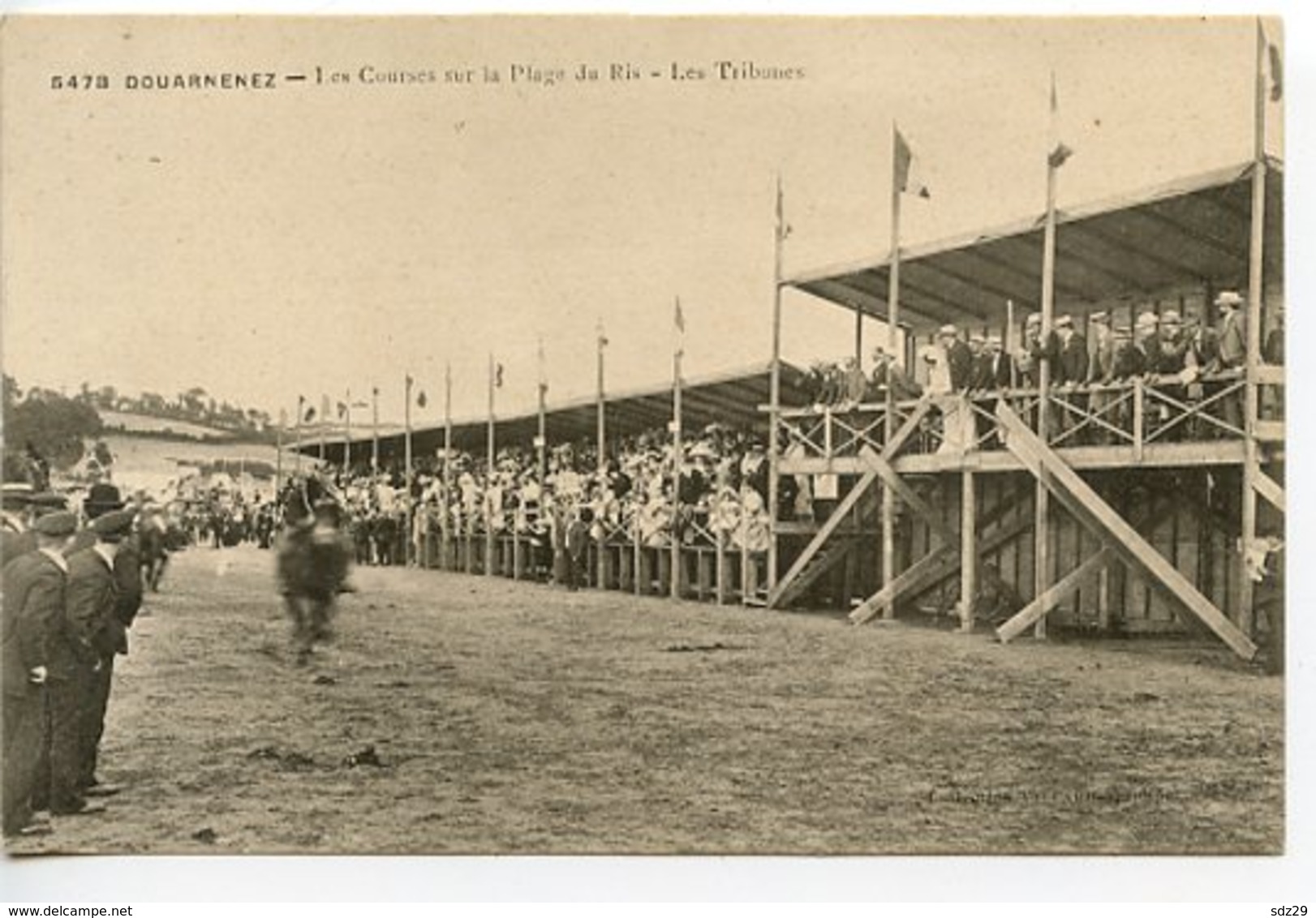 Douarnenez - Les Courses Sur La Plage Du Ris - Douarnenez