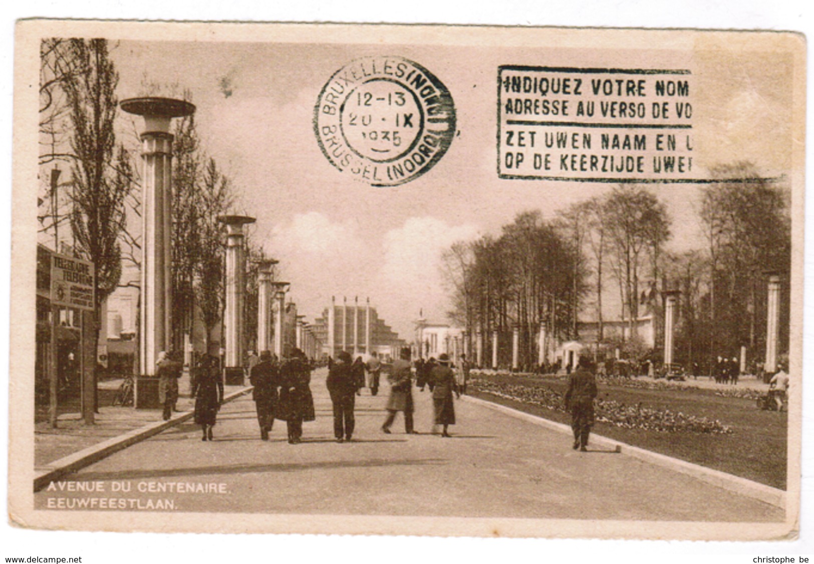 Brussel, Bruxelles, Eeuwfeestlaan, Avenue Du Centenraire (pk55534) - Avenues, Boulevards