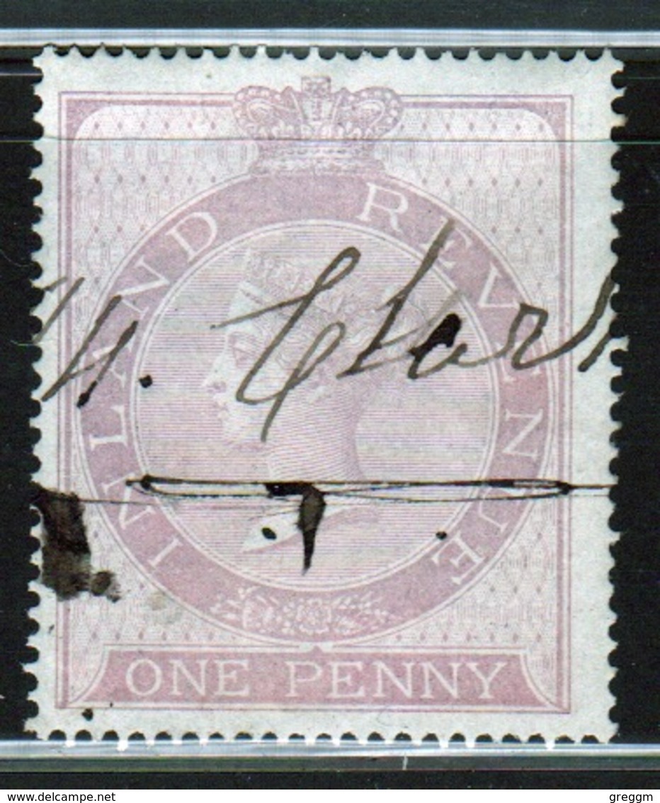 GB 1864 - 67 Queen Victoria Inland Revenue Cinderella Stamp. - Cinderellas