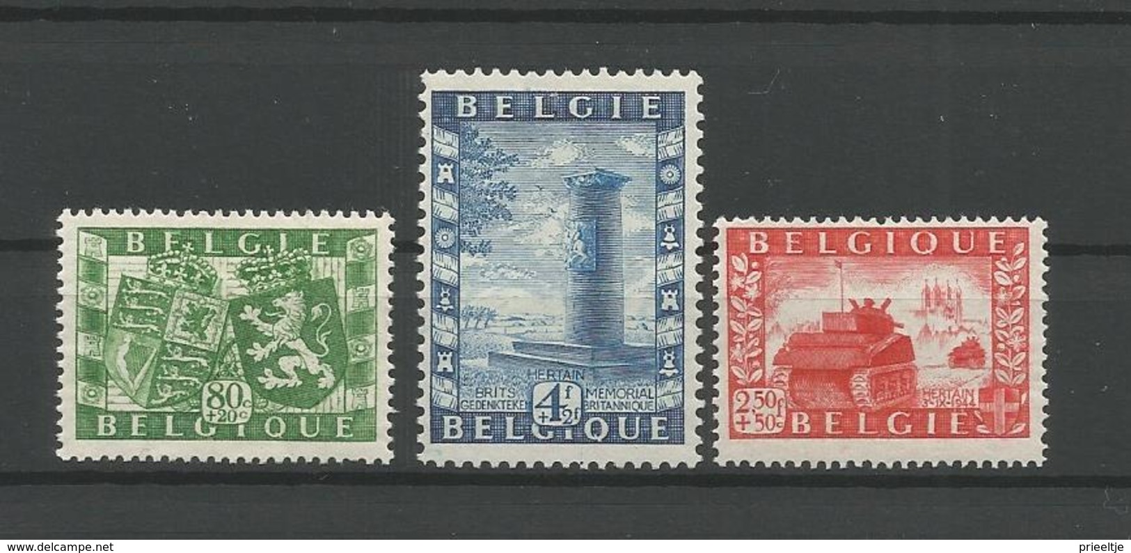 Belgium 1950 Belgo-British Union OCB 823/825 ** - Ongebruikt