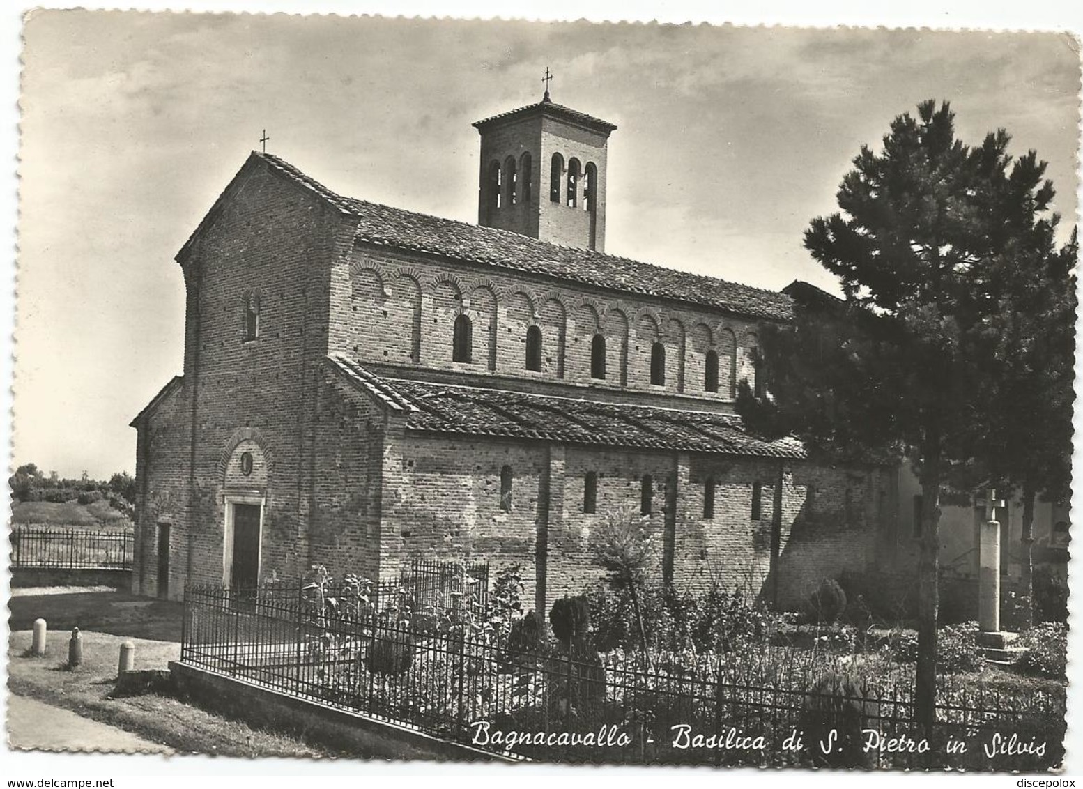 W1903 Bagnacavallo (Ravenna) - Basilica Di San Pietro In Silvis / Viaggiata 1963 - Autres & Non Classés