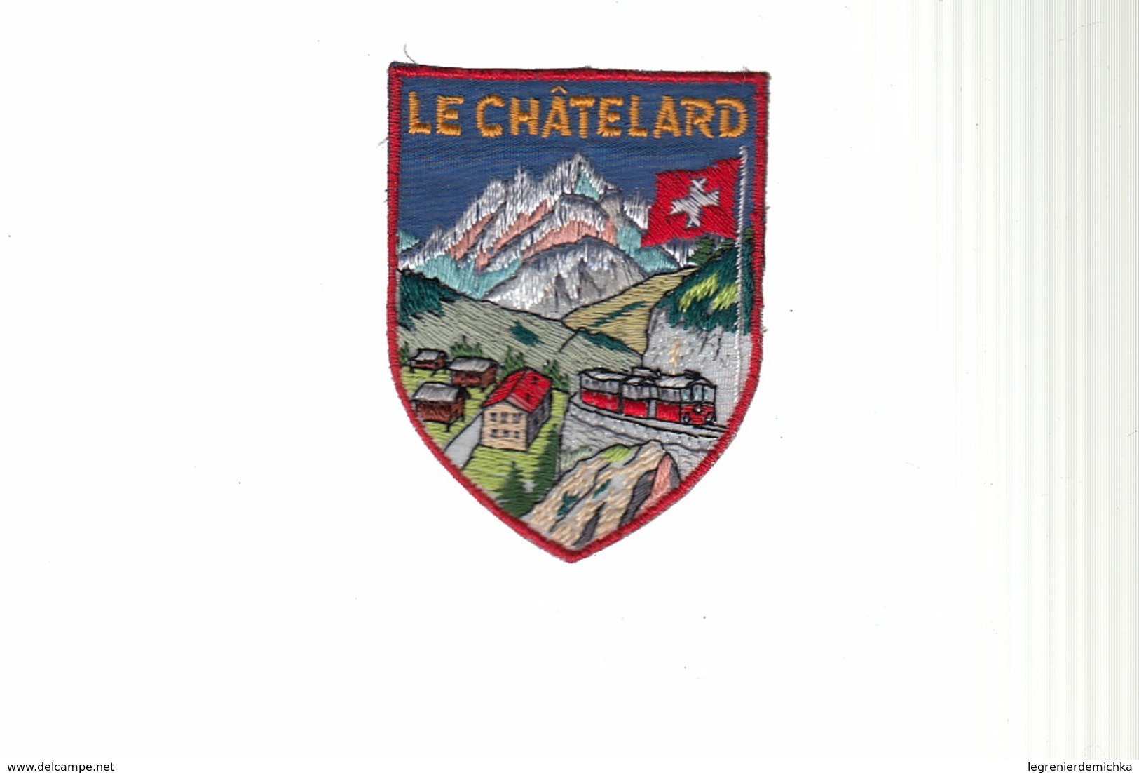 ECUSSON Tissu Brodé - LE CHATELARD - Patches