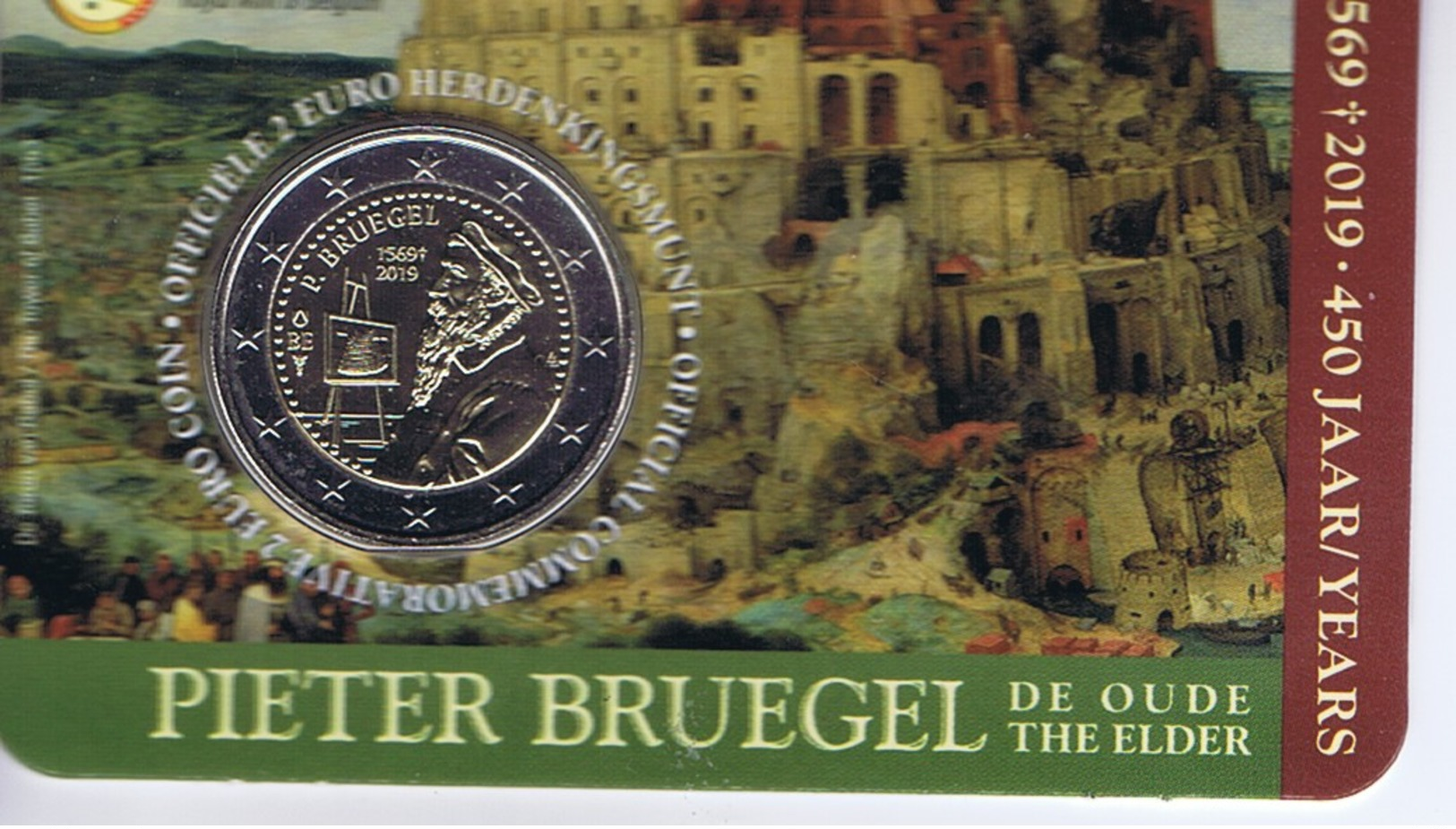 Belgio - 2 Euro Commemorativo Anno 2019 -  Bruegel - Belgio