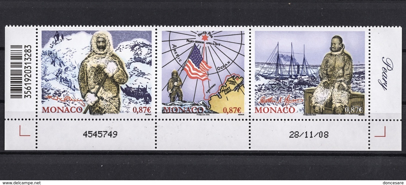 MONACO 2008  - SERIE - Y.T. 2655 A 2657 - 3 TP NEUFS** - Unused Stamps