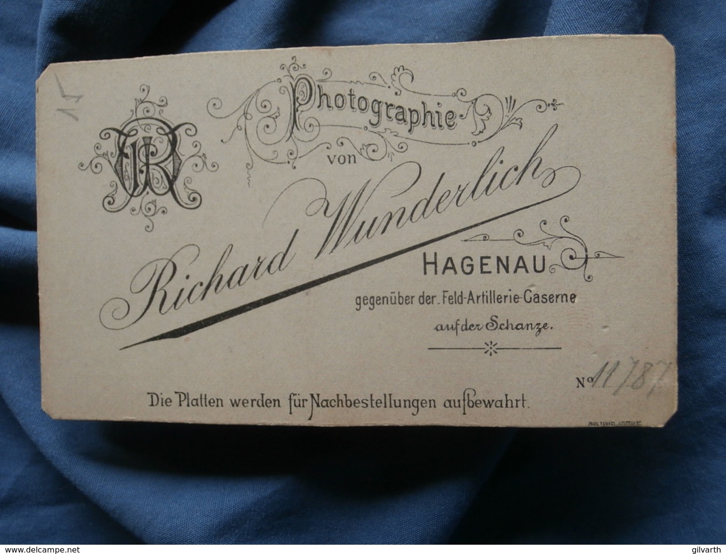 Photo CDV  Wunderlich à Hagenau  Deux Femmes  Belles Robes Identiques CA 1890 - L431A - Alte (vor 1900)