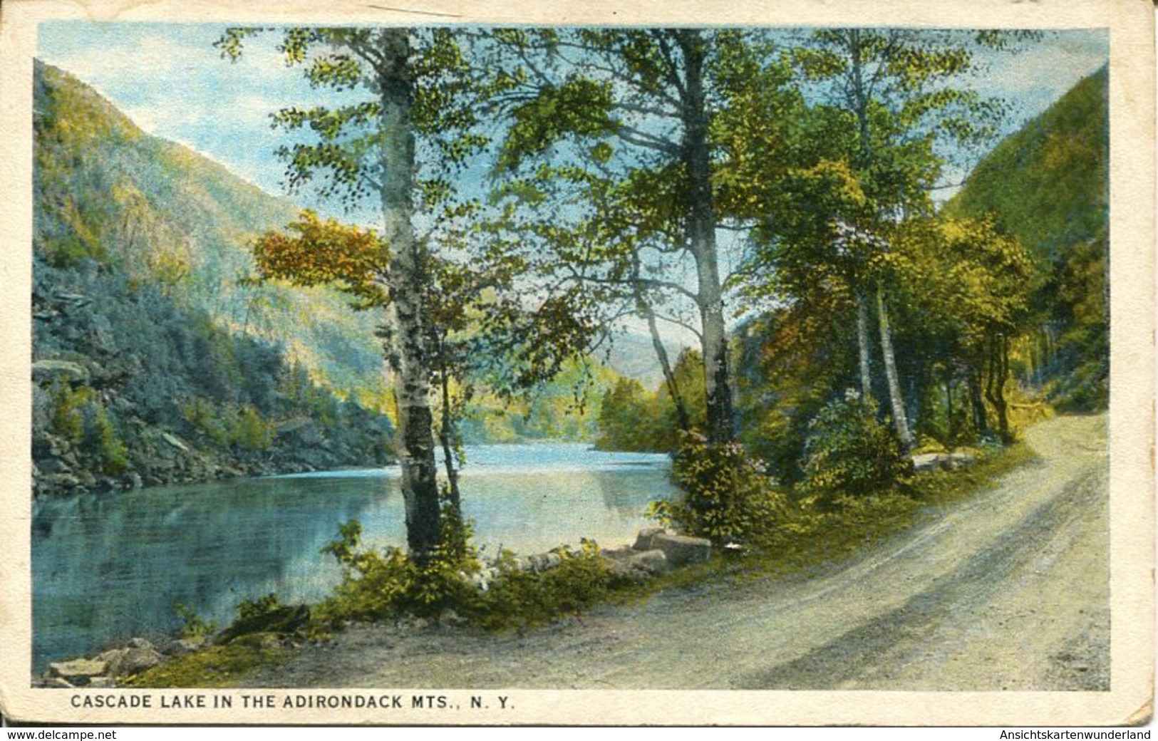 007158  Cascade Lake In The Adirondack Mts. - Adirondack