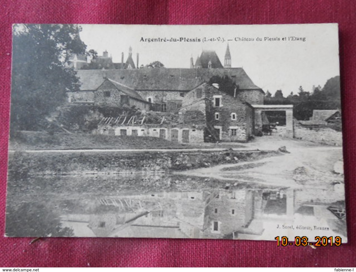 CPA - Argentré-du-Plessis - Château Du Plessis Et L'Etang - Autres & Non Classés