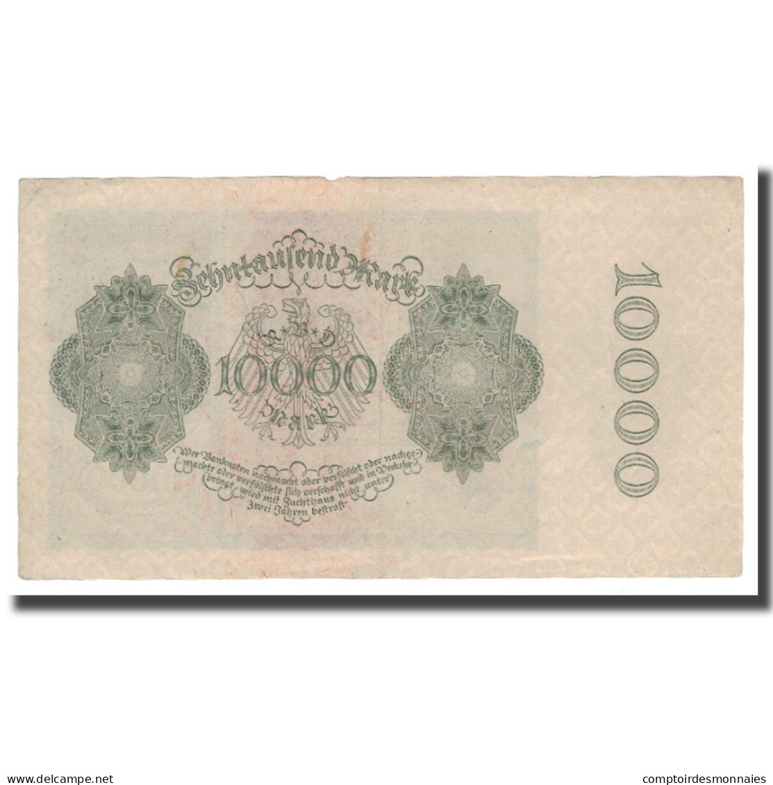 Billet, Allemagne, 10,000 Mark, 1922, 1922-01-19, KM:72, TTB - 10000 Mark