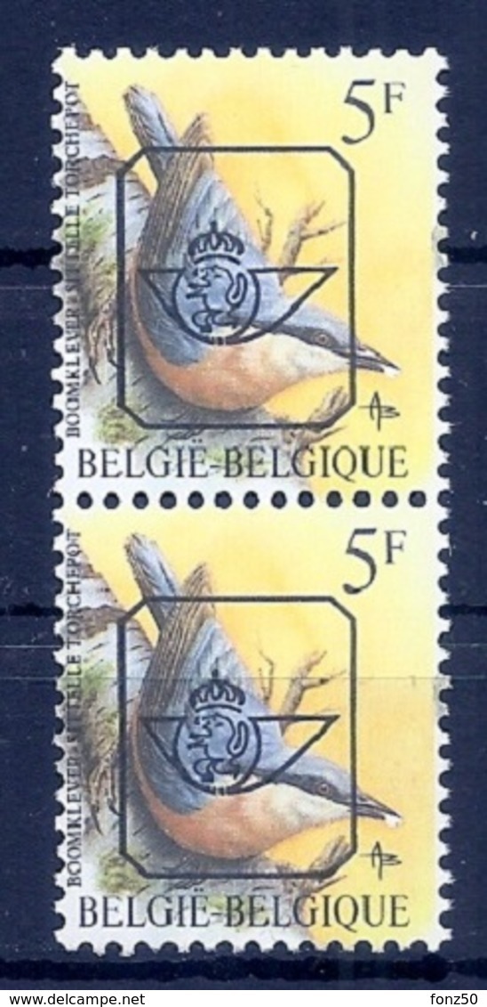 BELGIE * Buzin  PRE * Nr 826 P5b * Postfris Xx * GELE GOM - 1985-.. Oiseaux (Buzin)