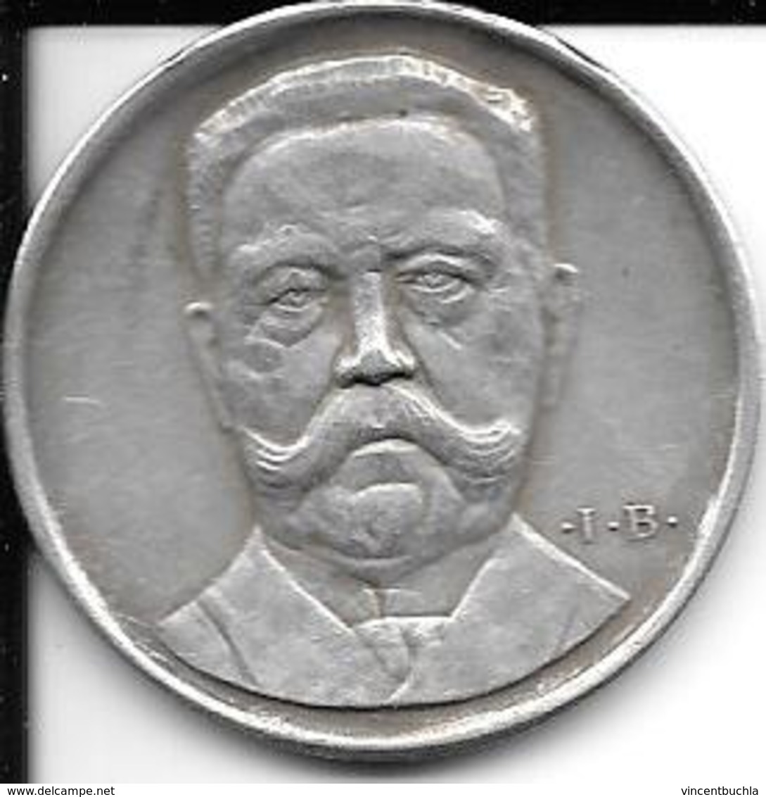 Médaille Hindenburg 1925 Ich Reiche Jedem Deutschen Die Hand Argent - Autres & Non Classés