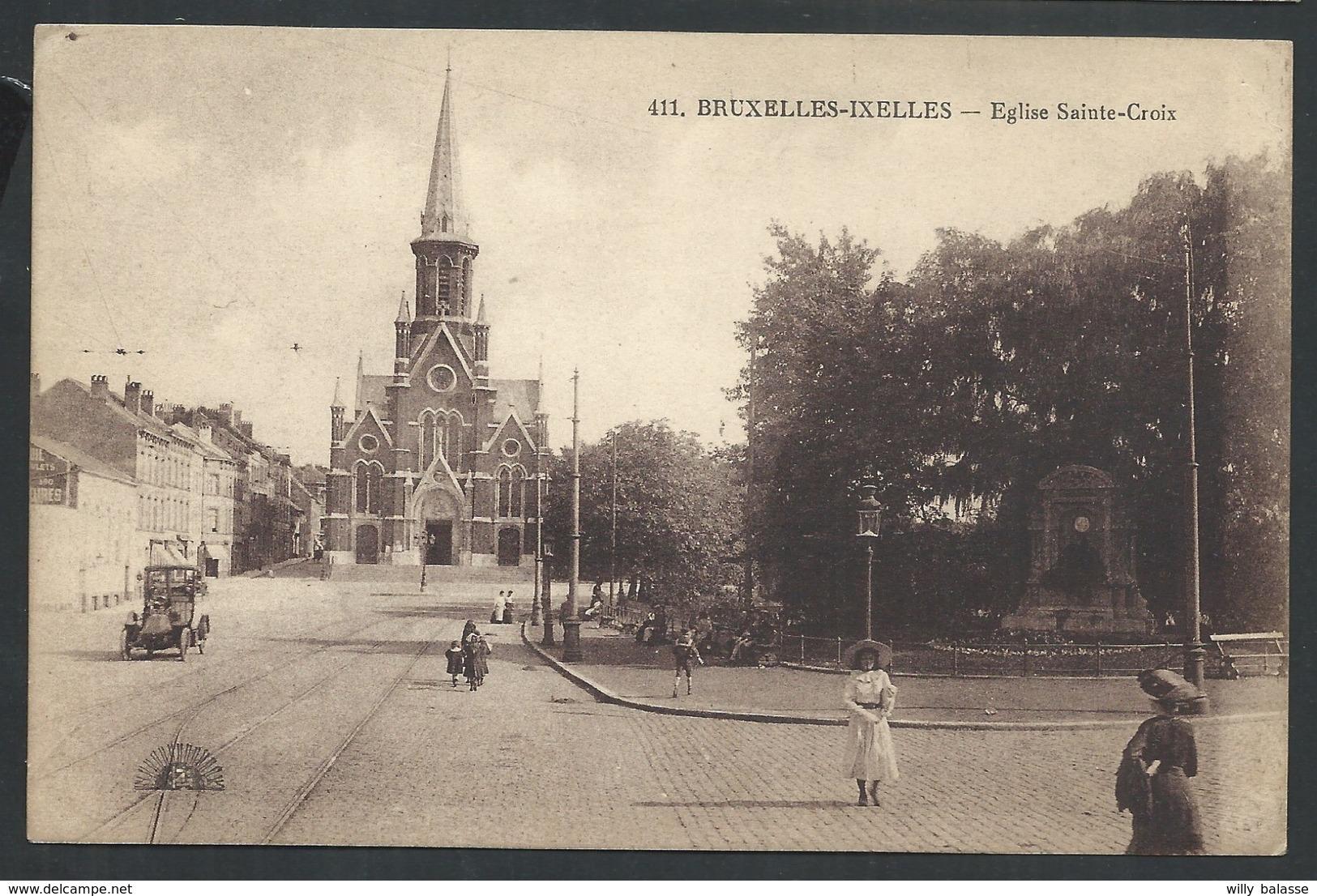 +++ CPA - Bruxelles - IXELLES - ELSENE - Eglise Ste Croix   // - Ixelles - Elsene