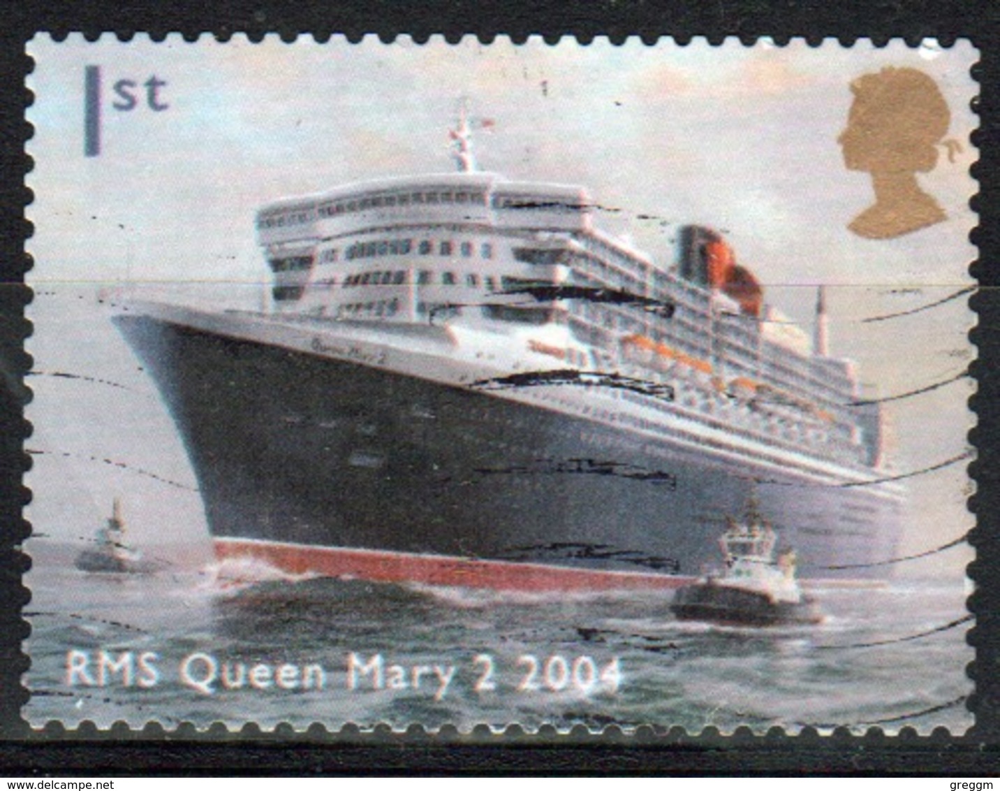 Great Britain 2004  1 X 1st Commemorative Stamp From The Ocean Liners Set. - Used Stamps