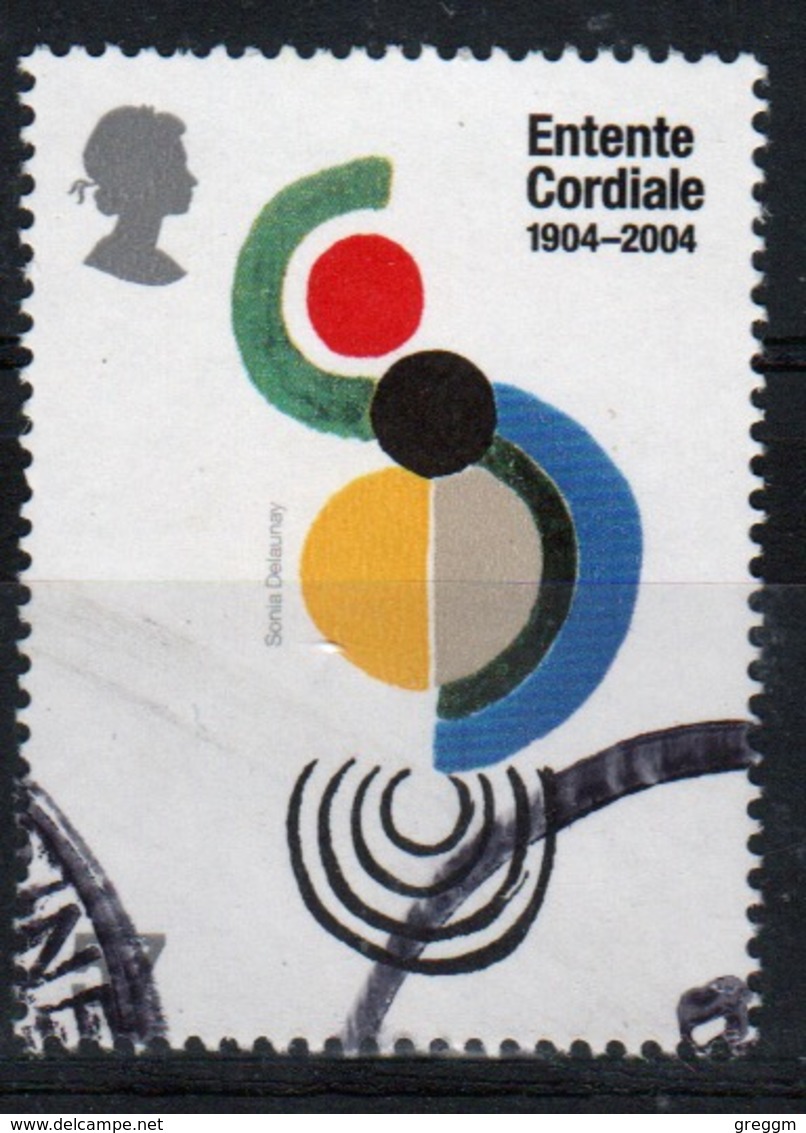 Great Britain 2004  1 X 57p Commemorative Stamp From The Centenary Of The Entente Cordiale Set. - Oblitérés