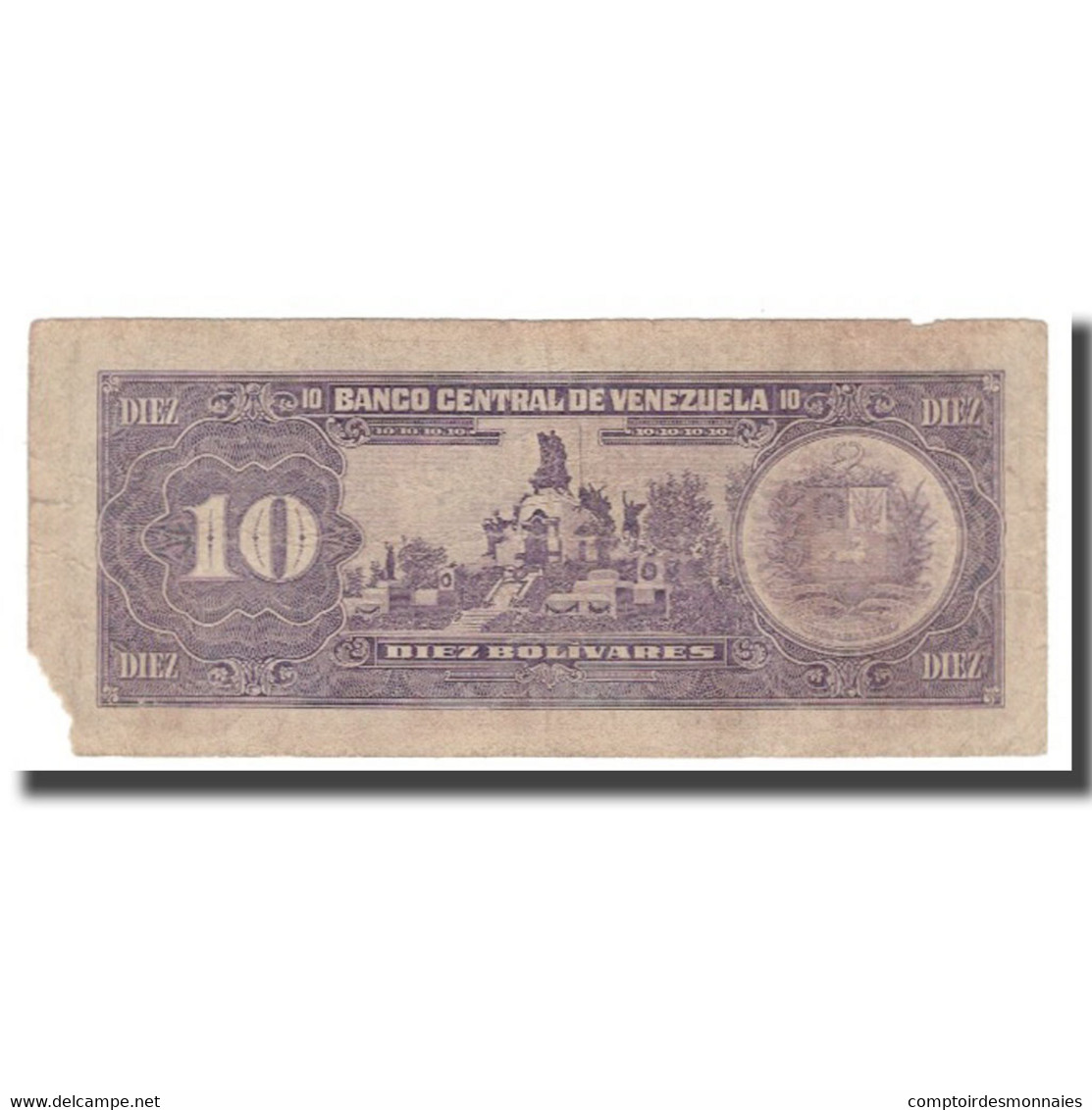 Billet, Venezuela, 10 Bolívares, 1986-95, 1995-06-05, KM:61d, B - Venezuela