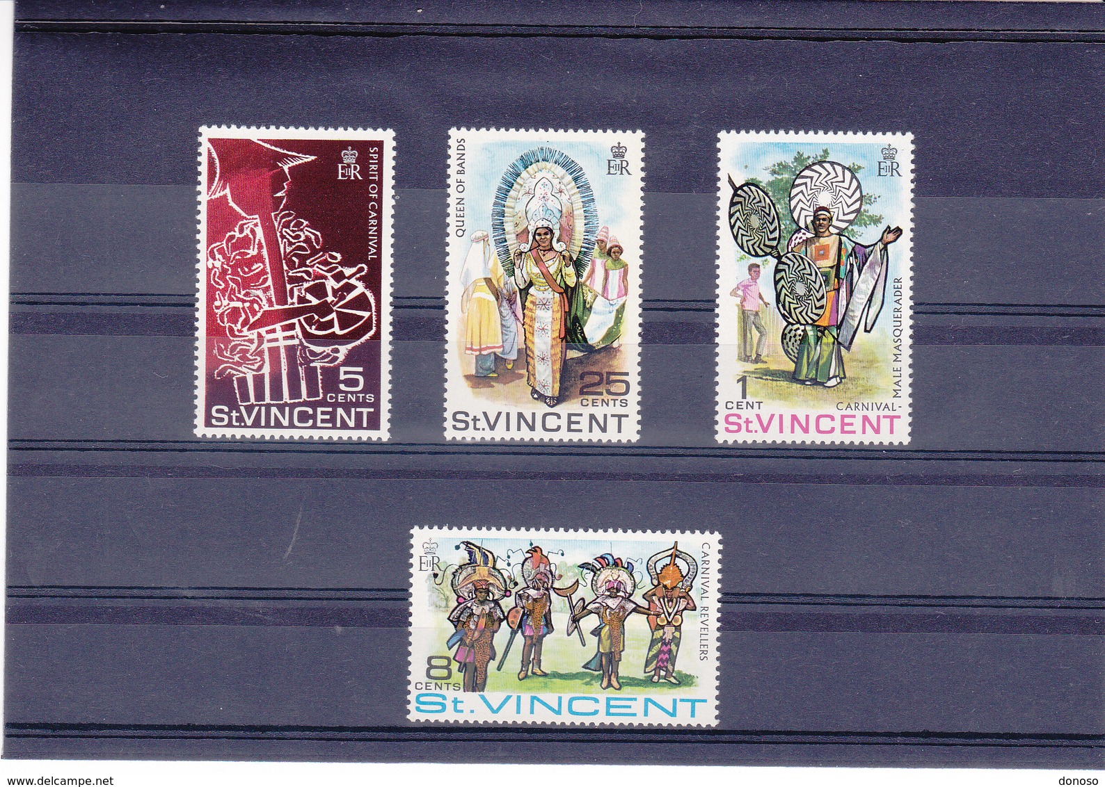 SAINT VINCENT 1969 CARNAVAL Yvert 246-249 NEUF** MNH - St.Vincent (...-1979)