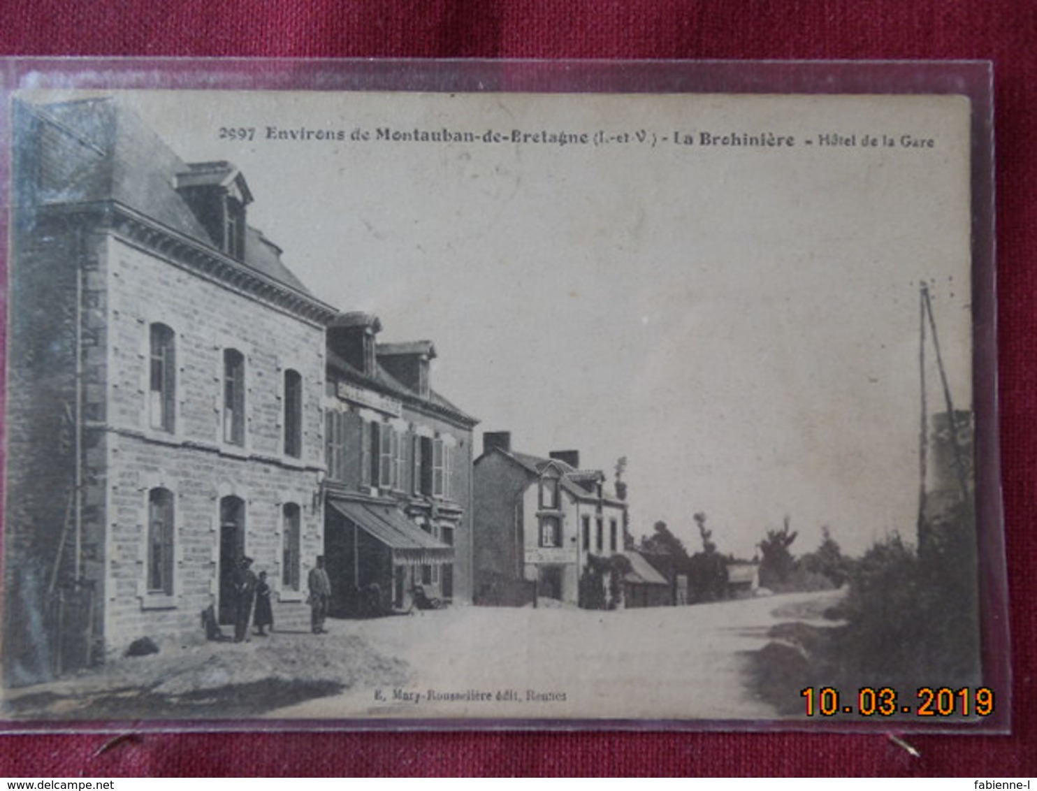 CPA - La Brohinière - Hôtel De La Gare - Other & Unclassified