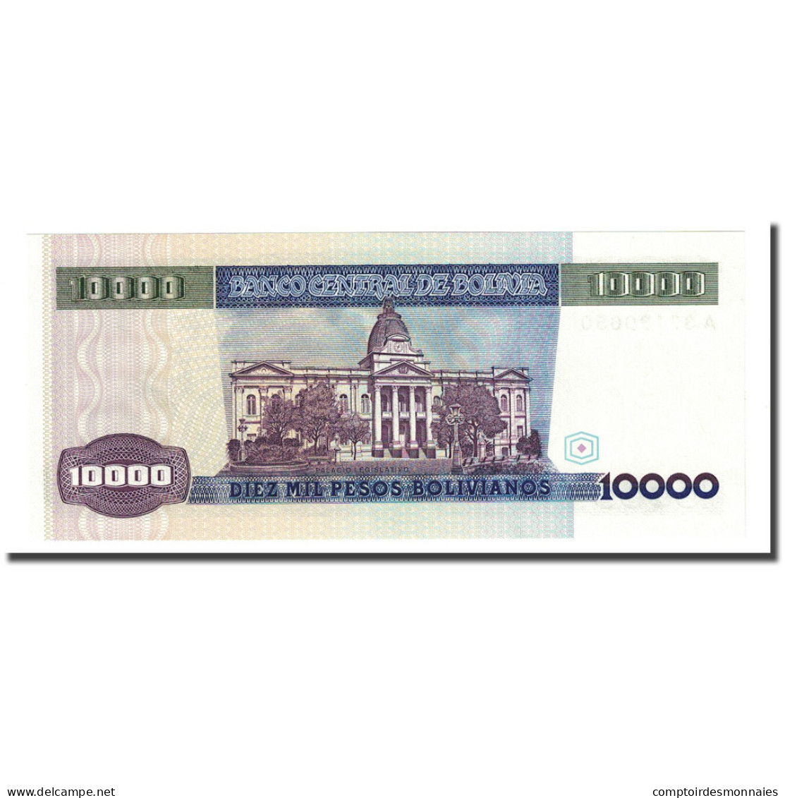 Billet, Bolivie, 10,000 Pesos Bolivianos, D.1984, 1984-02-10, KM:169a, NEUF - Bolivia