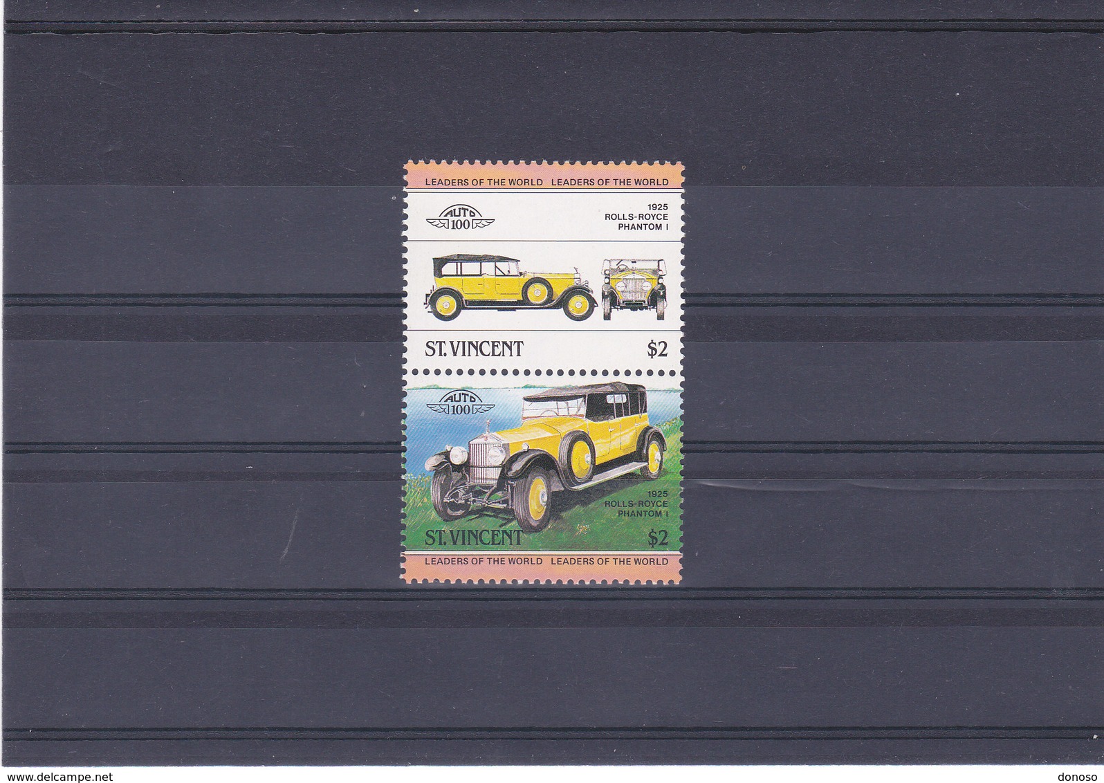 SAINT VINCENT 1983 VOITURES I,  ROLLS ROYCE Yvert 692-693 NEUF** MNH - St.Vincent (1979-...)