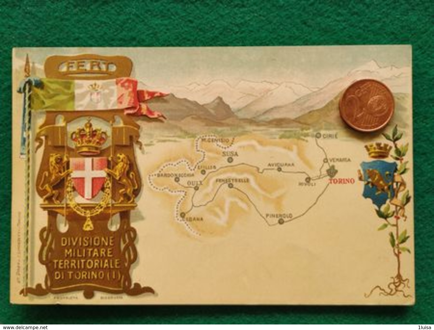 ITALIA  Divisione Militare Territoriale Torino - Guerre 1914-18
