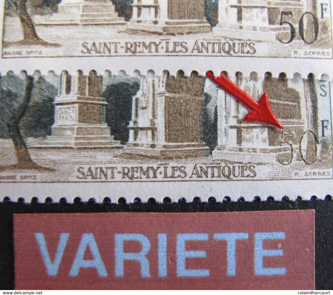 R1949/263 - 1957 - SAINT-REMY / LES ANTIQUES - N°1130 NEUF** - VARIETE ➤➤➤ Chiffres Blancs - Unused Stamps