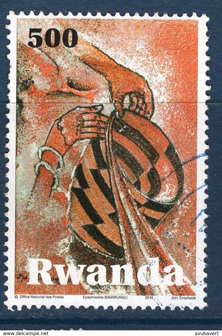 Rwanda, Timbre Oblitérés, 2010, Valeur Faciale 500 - Autres & Non Classés