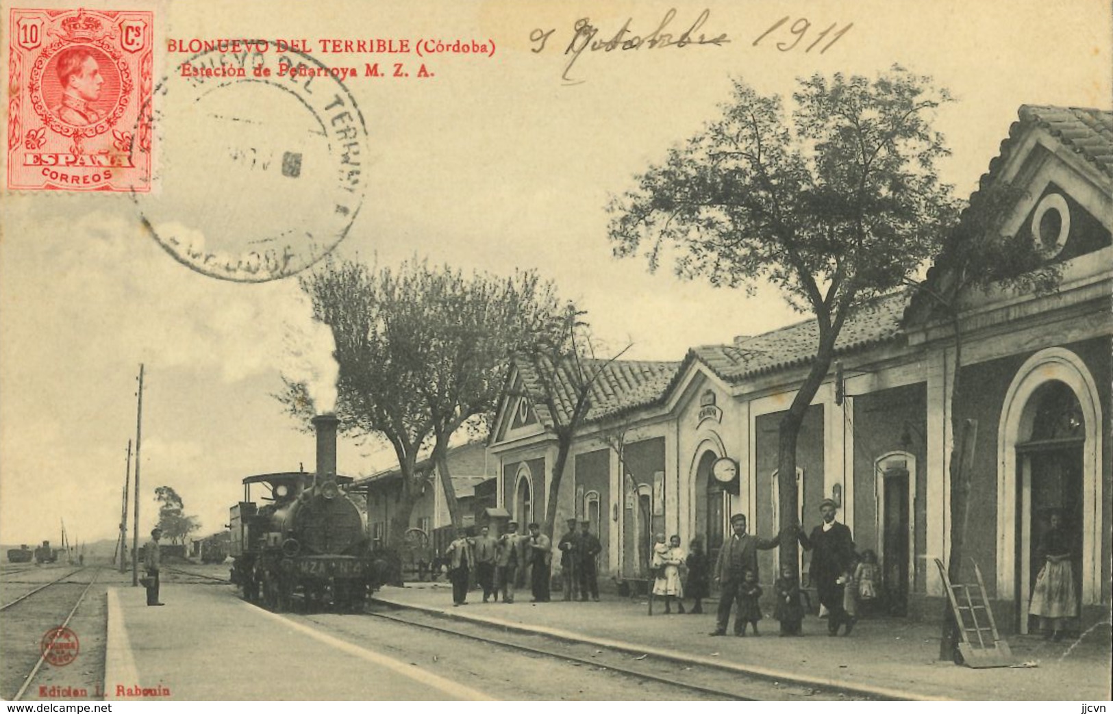 Espagne - Andaloucia - Cordoba - Pueblonuevo Del Terrible - Estacion De Penarroya M. Z. A. (rare) - Córdoba