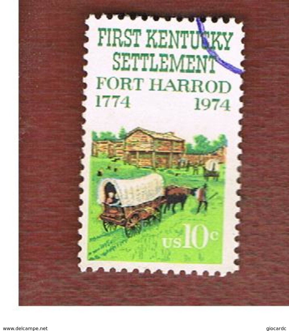 STATI UNITI (U.S.A.) - SG 1540  - 1974 FORT HARROD, KENTUCKY   - USED - Usati