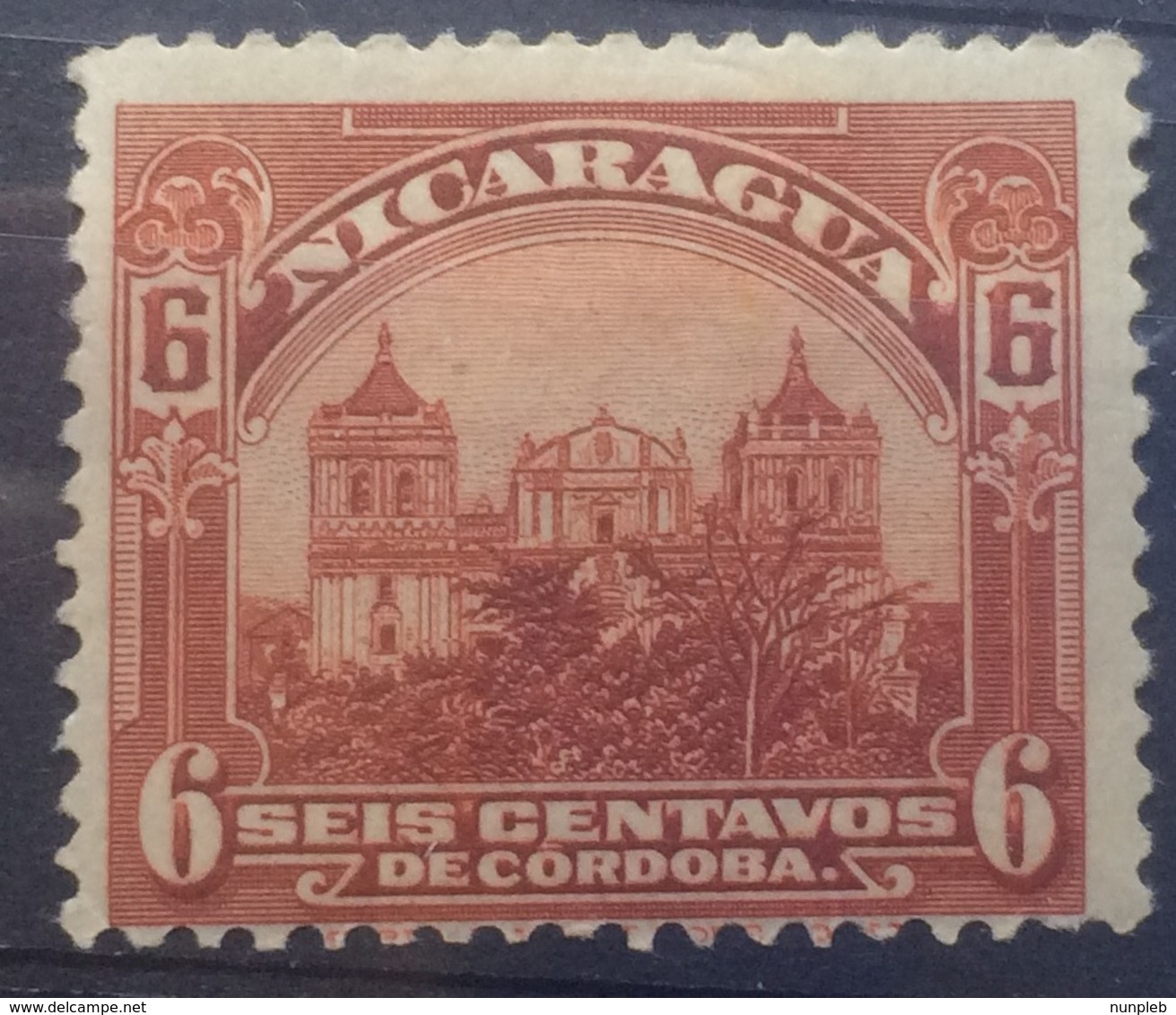 Nicaragua 1914 Seis Centavos Mint Hinged - Nicaragua