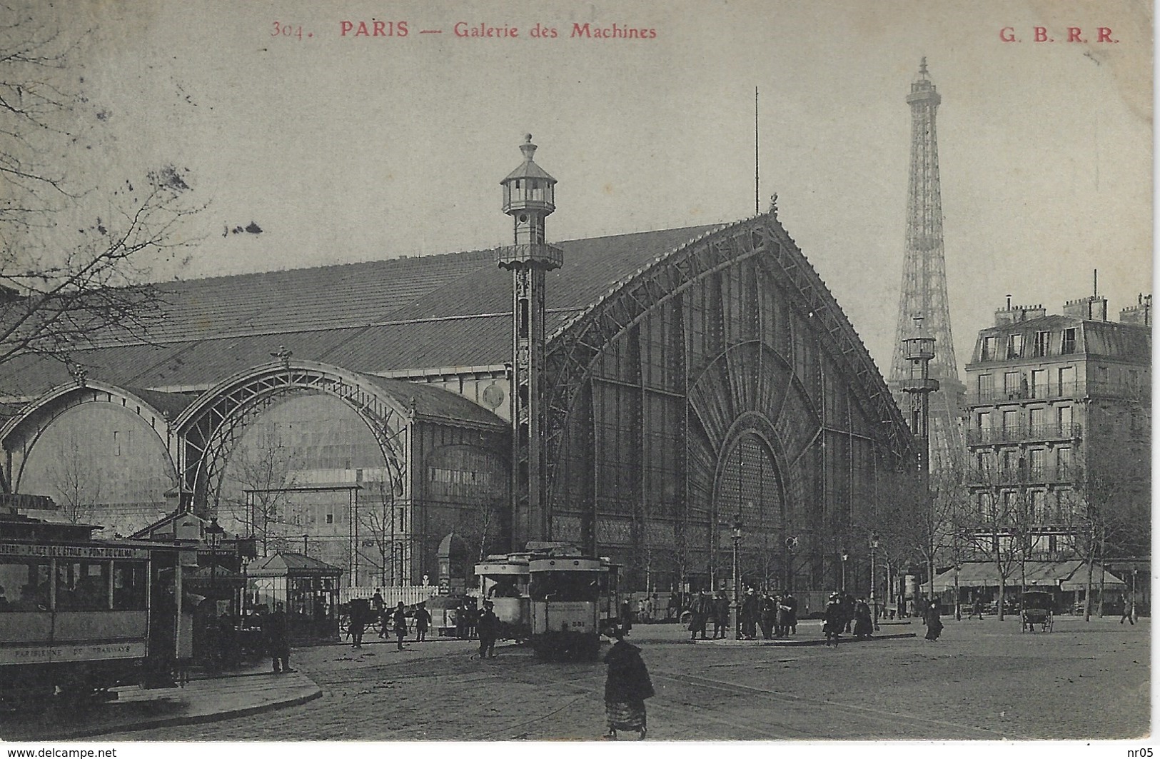 CPA 75 ( Paris ) - PARIS  - Galerie Des Machines ( Exposition Universelle De 1889 ) - Distretto: 07