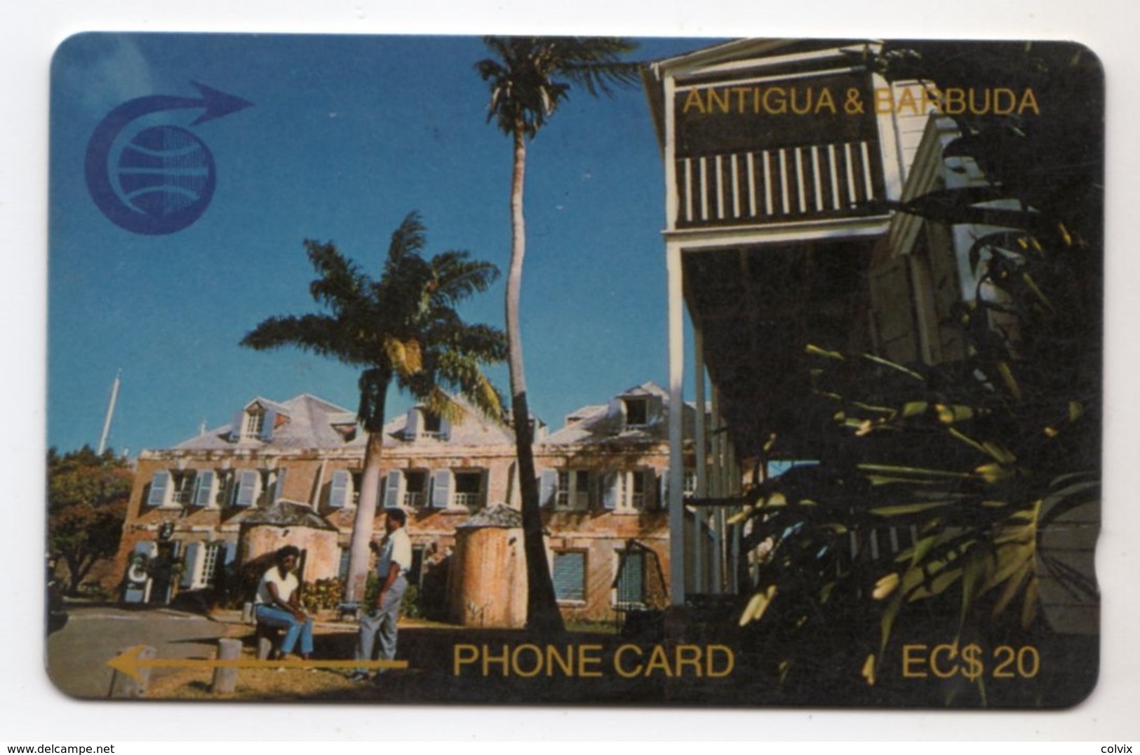 ANTIGUA & BARBUDA CABLE & WIRELESS Ref MV Cards ANT-3C 20$ 1990 CN 3CATC Nelson's Dockyard - Antigua En Barbuda