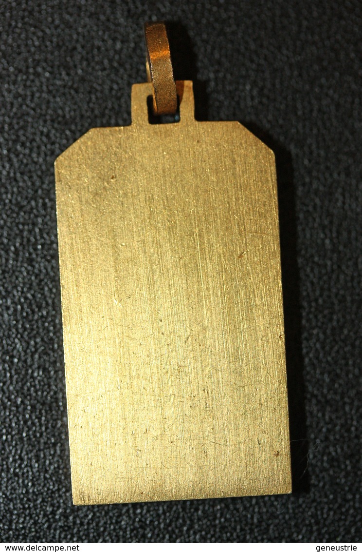 Médaille Religieuse Pendentif Milieu XXe "Saint François D'Assise" Grav. Fernand Py - Religious Médal - Religion & Esotérisme