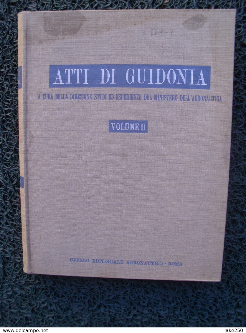 LIBRO  ATTI DI GUIDONIA   AERONAUTICA - Altri & Non Classificati