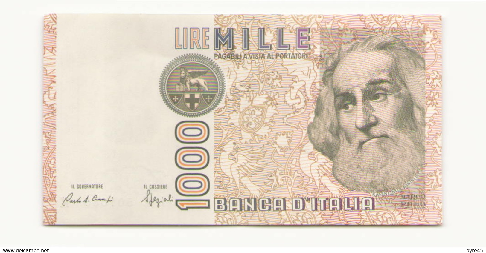 Italie Billet De 1000 Lires ( 1982 ) - 1000 Lire