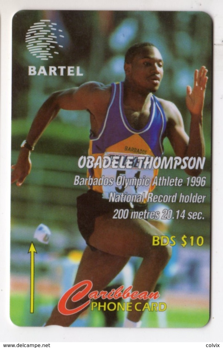 BARBADES CABLE & WIRELESS REF MV Cards BAR-125B Defense Force Band 10$ 1997 CN 125CBDB Obadele Thomson - Barbados