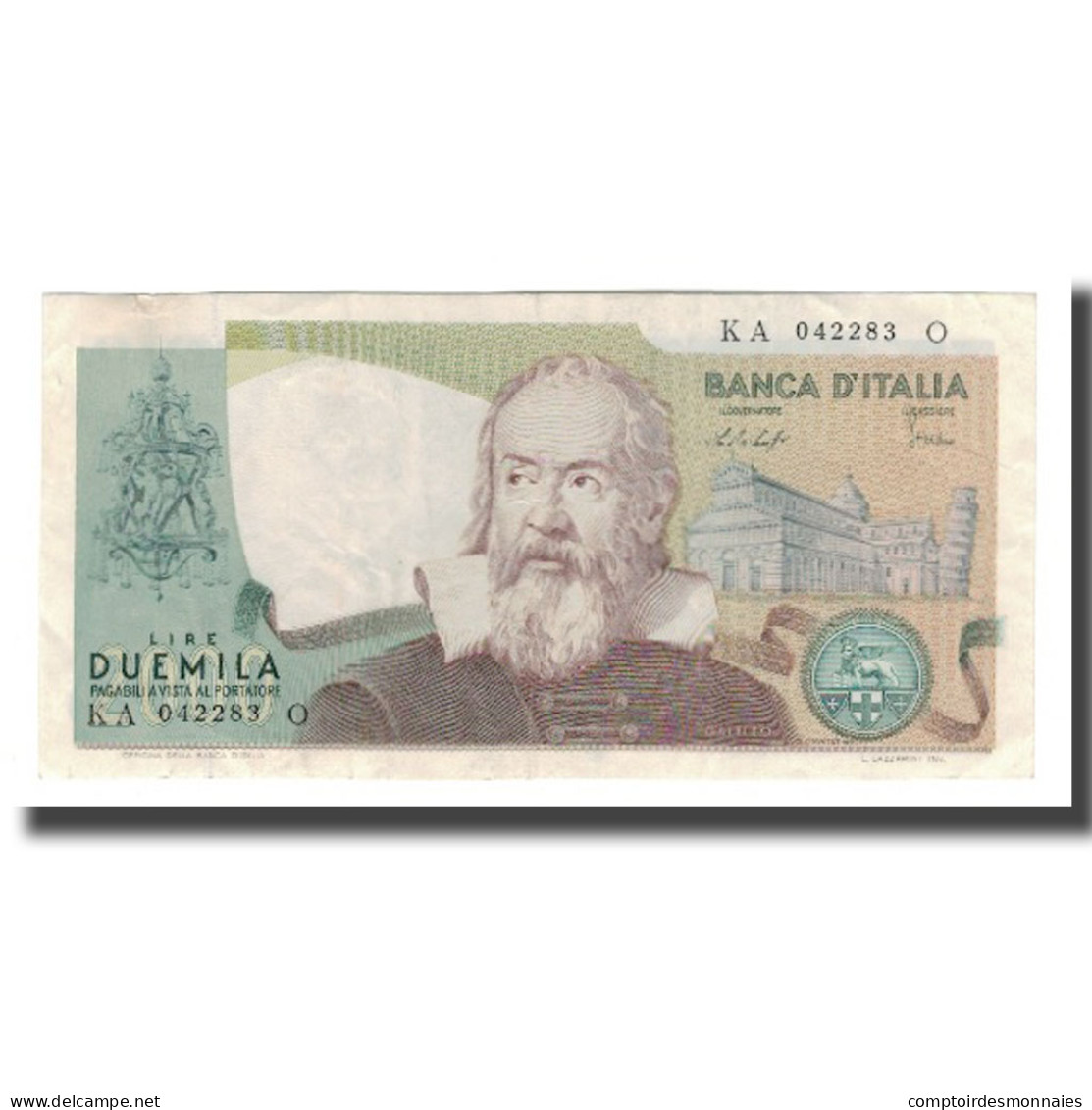 Billet, Italie, 2000 Lire, 1973 ; 1976 ; 1983, KM:103b, TTB+ - 2.000 Lire
