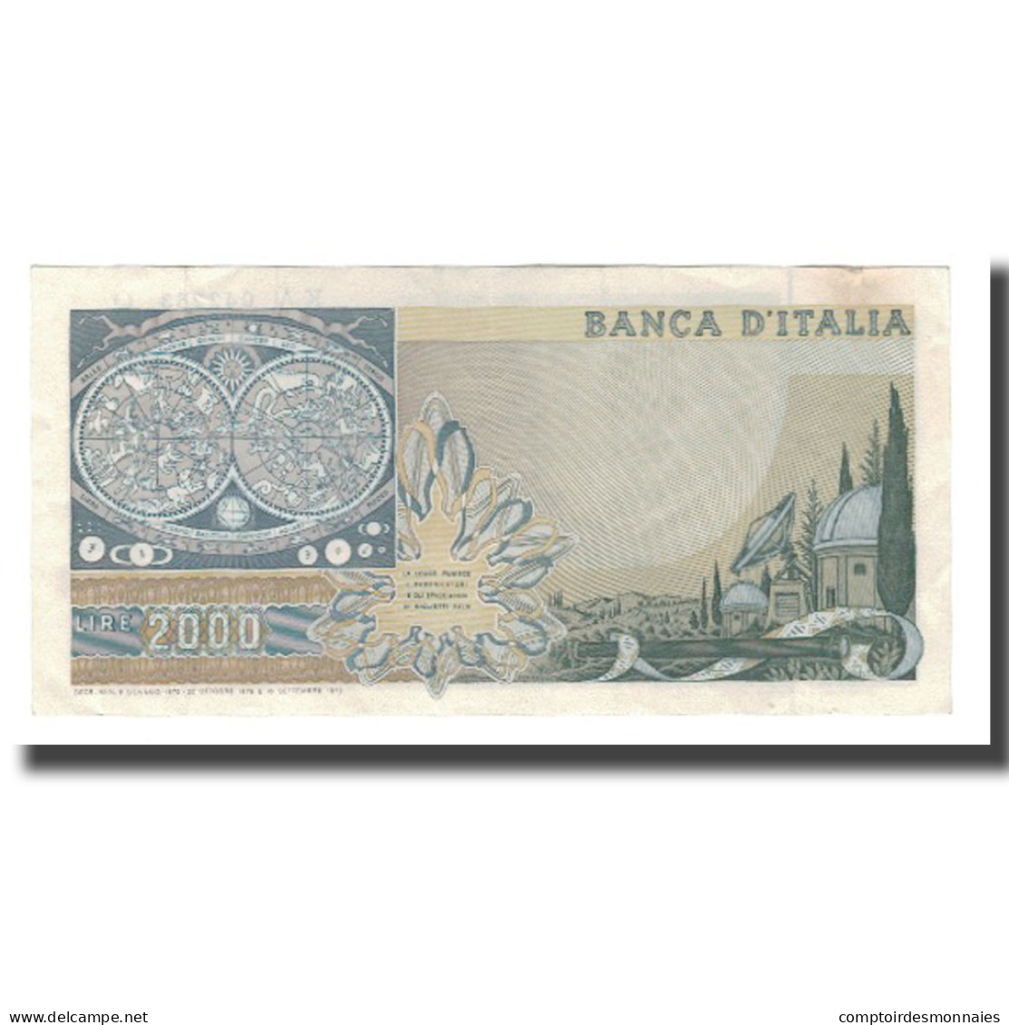 Billet, Italie, 2000 Lire, 1973 ; 1976 ; 1983, KM:103b, TTB+ - 2.000 Lire
