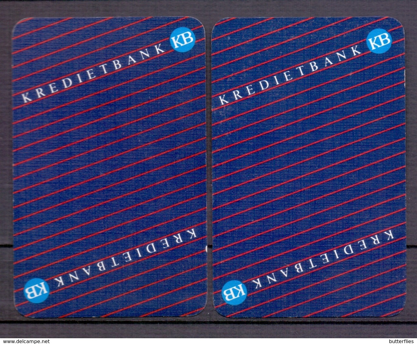 Belgie - Speelkaarten - ** 2 Jokers - Kredietbank ** - Cartes à Jouer Classiques